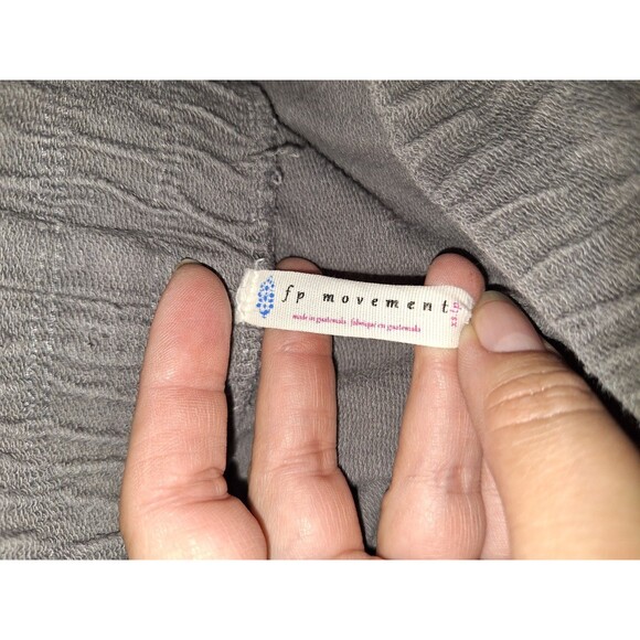 Free People FP Movement Medium Joggers Sweatpants Skinny Pockets Gray XS - Picture 4 of 4